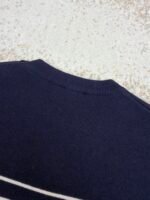 Prada striped embroidered button-down sweater - Image 10