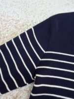 Prada striped embroidered button-down sweater - Image 8