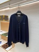 MiuMiu logo-embellished cardigan sweater