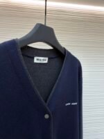 MiuMiu logo-embellished cardigan sweater - Image 16