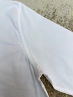 Dior label cotton poplin lapel patch pocket long sleeve shirt - Image 10