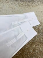 Dior label cotton poplin lapel patch pocket long sleeve shirt - Image 9