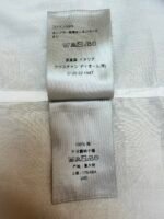 Dior label cotton poplin lapel patch pocket long sleeve shirt - Image 5