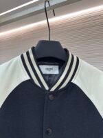 Celine lambskin patchwork baseball jacket - Image 3