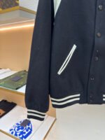 Celine lambskin patchwork baseball jacket - Image 15