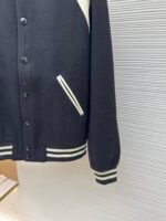 Celine lambskin patchwork baseball jacket - Image 14
