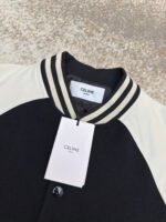 Celine lambskin patchwork baseball jacket - Image 11