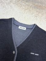 MiuMiu logo-embellished cardigan sweater - Image 14