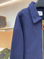 MiuMiu small leather logo embroidered zipper jacket - Image 16