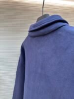 MiuMiu small leather logo embroidered zipper jacket - Image 14