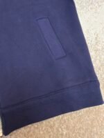 MiuMiu small leather logo embroidered zipper jacket - Image 9