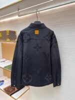 Louis Vuitton gradient lettering denim jacket - Image 2