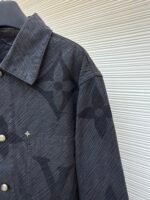 Louis Vuitton gradient lettering denim jacket - Image 5