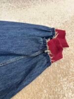 Balenciaga embroidered denim hooded jacket - Image 10