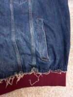 Balenciaga embroidered denim hooded jacket - Image 8