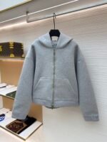 MiuMiu logo zip-up sweatshirt