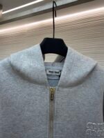 MiuMiu logo zip-up sweatshirt - Image 3