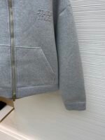 MiuMiu logo zip-up sweatshirt - Image 7