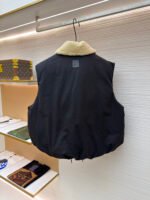 Loewe Lamb Collar Splicing Tie Decorative Vest [Women's] - Image 2