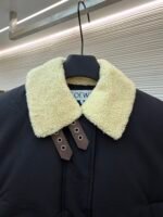 Loewe Lamb Collar Splicing Tie Decorative Vest [Women's] - Image 3