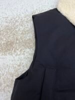 Loewe Lamb Collar Splicing Tie Decorative Vest [Women's] - Image 11