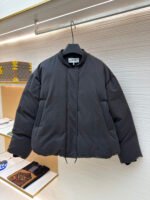 Loewe Lamb Collar Splicing Tie Decorated Down Jacket [Women's] - Image 2