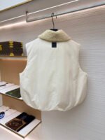 Loewe Lamb Collar Splicing Tie Decorative Vest [Women's] - Image 2
