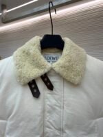 Loewe Lamb Collar Splicing Tie Decorative Vest [Women's] - Image 4