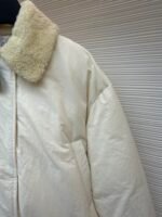 Loewe Lamb Collar Splicing Tie Decorated Down Jacket [Women's] - Image 6