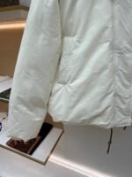 Loewe Lamb Collar Splicing Tie Decorated Down Jacket [Women's] - Image 17