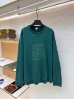 Loewe Anagram embroidered hooded sweater