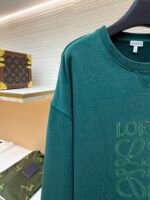 Loewe Anagram embroidered hooded sweater - Image 4