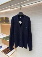 Loewe Anagram embroidered cardigan sweater