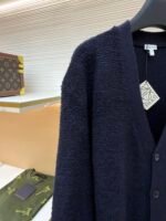 Loewe Anagram embroidered cardigan sweater - Image 4