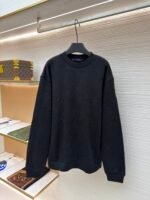 Louis Vuitton large floral embroidered sweatshirt