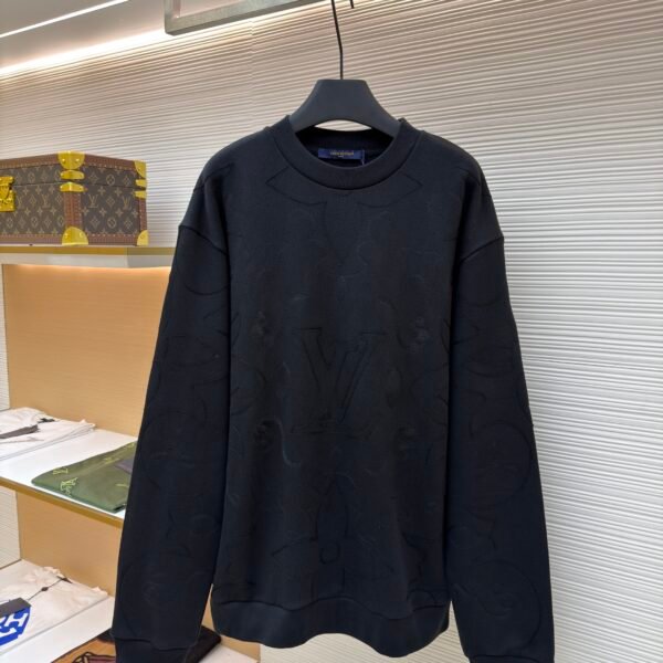 Louis Vuitton large floral embroidered sweatshirt