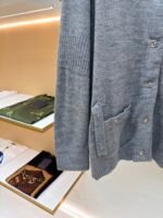 Chanel backpack button knitted cardigan - Image 6