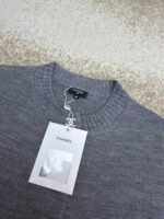 Chanel backpack button knitted cardigan - Image 14