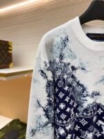 Louis Vuitton blue and white gradient sweater - Image 4