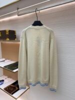 Dior lettering embroidered cardigan sweater - Image 2