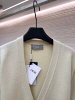 Dior lettering embroidered cardigan sweater - Image 3