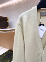 Dior lettering embroidered cardigan sweater - Image 4