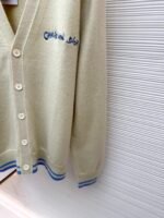 Dior lettering embroidered cardigan sweater - Image 6