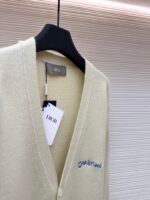 Dior lettering embroidered cardigan sweater - Image 7