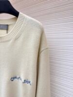 Dior lettering embroidered sweater - Image 5