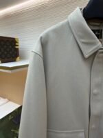 Loro Piana Pocket Lapel Cashmere Jacket Coat - Image 4