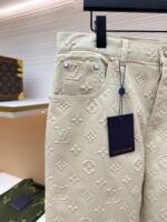 Louis Vuitton all-over embossed denim trousers - Image 3