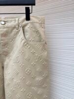 Louis Vuitton all-over embossed denim trousers - Image 4