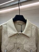 Louis Vuitton all-over embossed denim jacket - Image 3