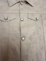 Louis Vuitton all-over embossed denim jacket - Image 13